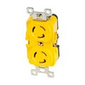 Marinco Locking Receptacle - 15A, 125V - Yellow 4700CR